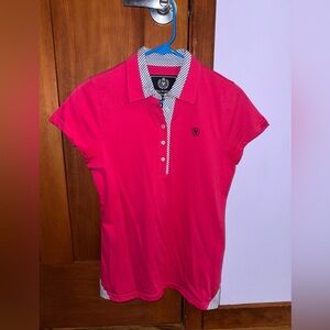 Small Ariat Pink Polo